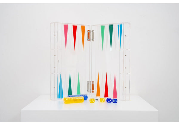 Colorful Transparent Backgammon