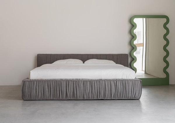 Contemporary Gray Bed