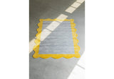 Combi Curvy Rug - Grey & Yellow