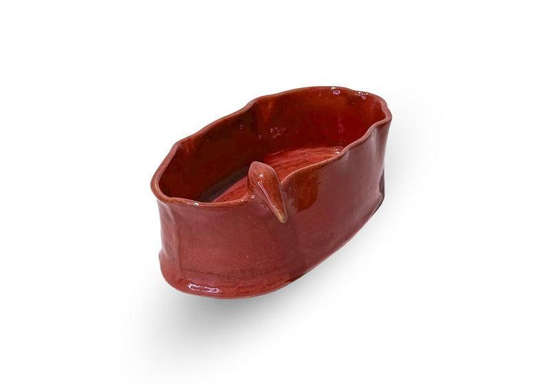 Oval Bird Bowl - Red