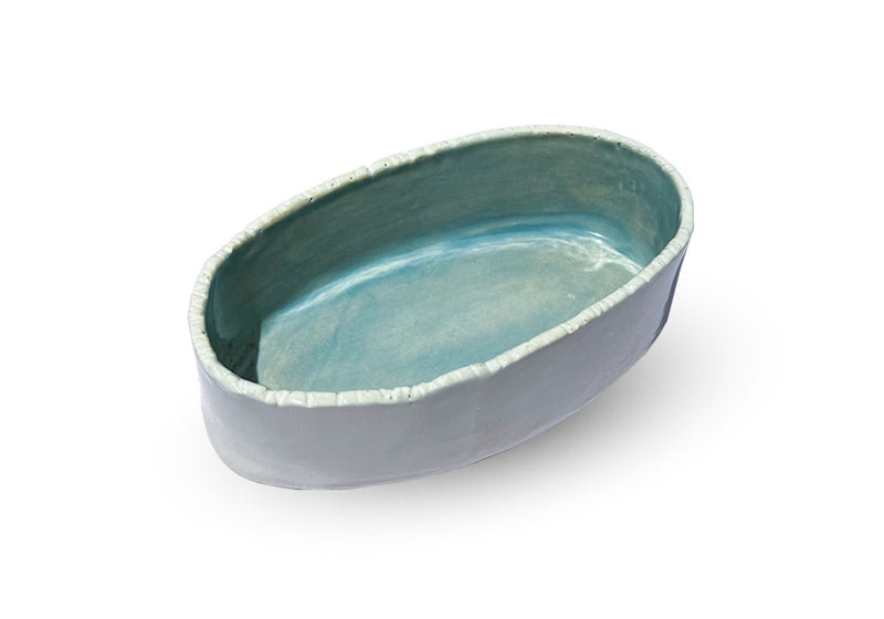 Oval Bowl - Blue