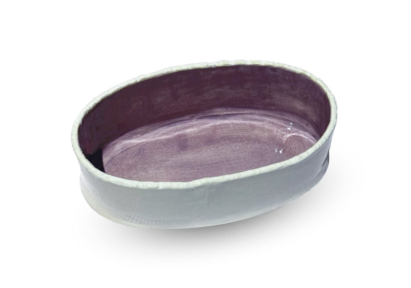 Oval Bowl - Purple