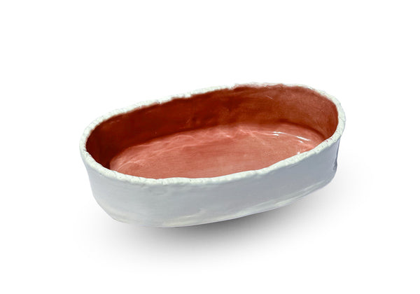 Oval Bowl - Red