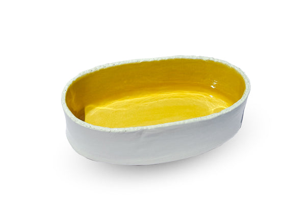 Oval Bowl - Yellow