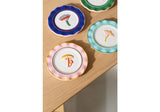 Magic mushroom plate set of 4 by &k levering