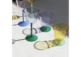 Wine glass dot purple set of 2 by &k Levering