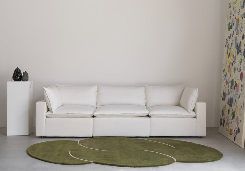 Baby Powder White Sofa